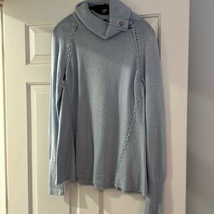 Blue WHBM holiday collection sweater